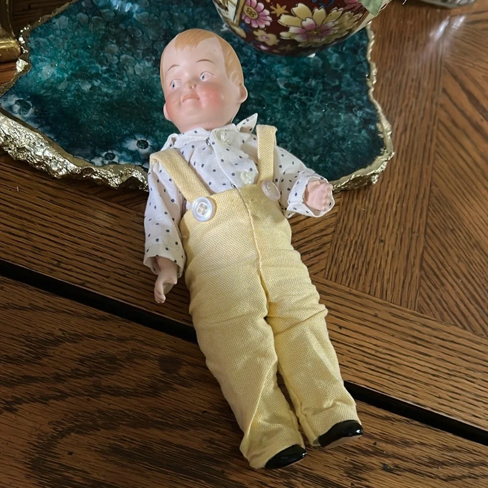 Vintage Porcelain Boy Jack Doll by artist JEANNIE DI MAURO